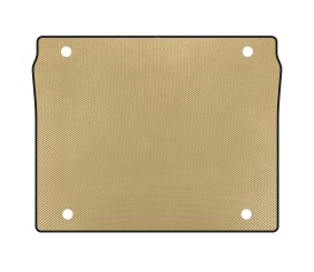 Килимок в багажник (5-ти місний/Коротка база, Бежевий) для Fiat Doblo II 2010-2022 рр