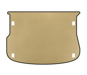 Килимок в багажник (Бежевий) для Range Rover Evoque 2012-2018 рр