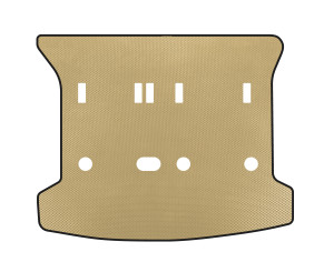 Килимок в багажник (SW, Бежевий) для Peugeot 307 2001-2008 рр