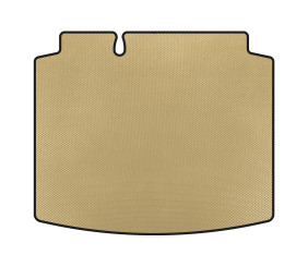 Килимок в багажник (HB, 5-ти дверний, Бежевий) для Seat Leon 2005-2012 рр