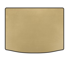 Килимок в багажник (HB, 5-ти дверний, Бежевий) для Seat Leon 2013-2020 рр