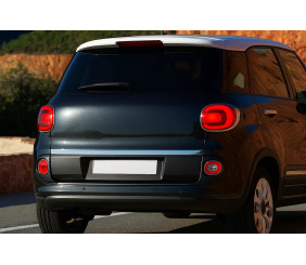 Кромка багажника (нерж.) Carmos - Турецька сталь для Fiat 500/500L 2013-2022 рр