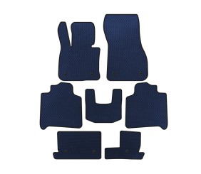 Килимки EVA (Для F46, 3 ряди, Синій) для BMW 2 серія Active Tourer F45/F46 2014-2021 рр