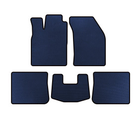 Килимки EVA (SD, Синій) для Chery Elara/Alia/Fora/A5 2006- рр