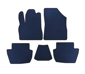 Килимки EVA (HB, Гібрид/АКПП, Синій) для Citroen DS-5 2011-2015 рр