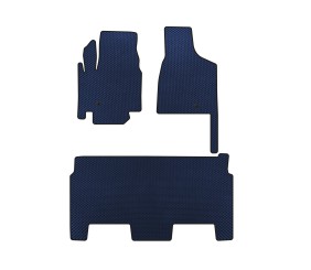 Килимки EVA (2008-2020, 8-ми місний/Комплектація SXT, Синій) для Dodge Grand Caravan V рр