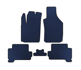 Килимки EVA (HB, Електро, Синій) для Fiat 500/500L 2013-2022 рр