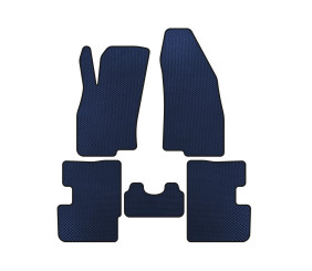 Килимки EVA (2011-2018, HB, 3-х дверний, Синій) для Fiat Punto Grande/EVO рр