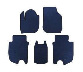 Килимки EVA (HB, Гібрид, Синій) для Honda FIT/Jazz 2014- рр
