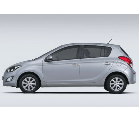 Накладки на ручки (4 шт., нерж.) OmsaLine - Італійська нержавійка для Hyundai I-20 2012-2014 рр