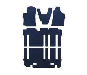 Килимки EVA (повний салон, Синій) для Hyundai H300, H1, Starex 2008-2020 рр