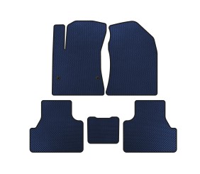 Килимки EVA V2 (Електро, Синій) для Hyundai Kona 2017-2023 рр