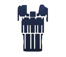 Килимки EVA (3 ряди, Синій) для Kia Carnival 2002-2013 рр