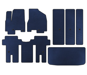 Килимки EVA (повний салон, Синій) для Kia Carnival 2014-2020 рр