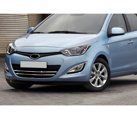 Хром накладки на противотуманки (2 шт., нерж.) для Hyundai I-20 2012-2014 рр
