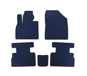 Килимки EVA (2 ряди, 7-ми місний, Синій) для Kia Stonic 2017- рр