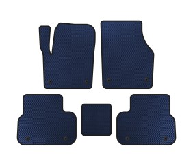 Килимки EVA (2014-2019, 2 ряди, Синій) для Land Rover Discovery Sport 2014- рр