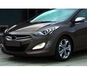 Накладка на решітку STYLE (нерж) для Hyundai I-30 2012-2017 рр