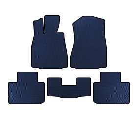 Килимки EVA (2WD, Синій) для Lexus IS 2013- рр