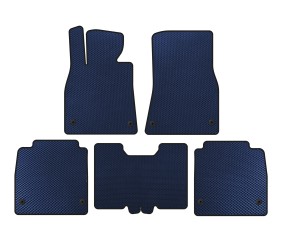 Килимки EVA (2007-2010, SD, Довга база, Синій) для Lexus LS рр