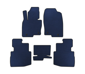 Килимки EVA (2 ряди, 7-ми місний, Синій) для Mazda CX-9 2017- рр