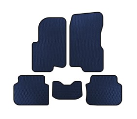 Килимки EVA (Синій) для Smart 1998-2007 рр