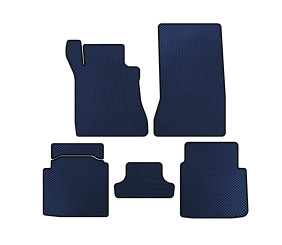 Килимки EVA (SD, Коротка база, Синій) для Mercedes S-сlass W126 1979-1991 рр