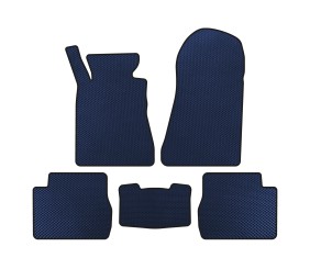 Килимки EVA (SD, Синій) для Mercedes W201 (190) 1982-1993 рр