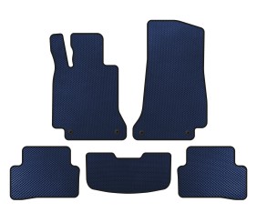 Килимки EVA (SD, Синій) для Mercedes C-сlass W205 2014-2021 рр