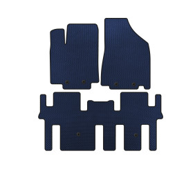Килимки EVA (2 ряди, Синій) для Nissan Pathfinder R52 2012-2021 рр