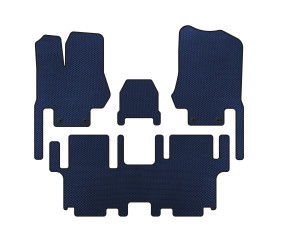 Килимки EVA (2 ряди, 7-ми місний, Синій) для Nissan Quest 2011-2017 рр