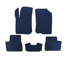 Килимки EVA (2015-2019, HB, 5-ти дверний, Синій) для Peugeot 208 рр