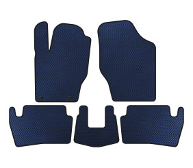 Килимки EVA (2001-2005, HB, 5-ти дверний, Синій) для Peugeot 307 рр