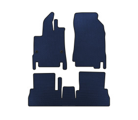 Килимки EVA (7-ми місний/Довга база, Синій) для Peugeot Partner/Rifter 2019- рр