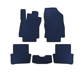 Килимки EVA (2012-2016, HB, 5-ти дверний, Синій) для Renault Clio IV рр