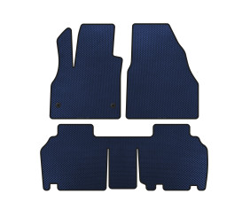 Килимки EVA (2 ряди, 5-ти дверний/7-місний, Синій) для Renault Kangoo 2008-2020 рр