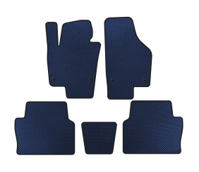 Килимки EVA (2 ряди, Синій) для Seat Alhambra 2010- рр