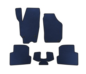 Килимки EVA (2010-2014, SW, Синій) для Skoda Fabia рр