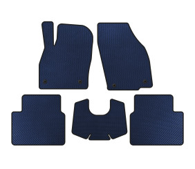 Килимки EVA (АКПП, Синій) для Skoda Kamiq 2019- рр