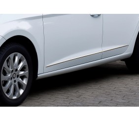 Молдинг дверний (4 шт, нерж.) для Seat Leon 2013-2020 рр