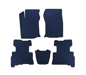 Килимки EVA (2 ряди, 2014-2024, 7-ми місний, Синій) для Toyota 4Runner рр