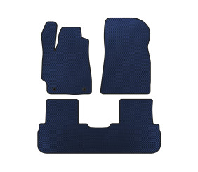 Килимки EVA (2 ряди, Синій) для Toyota Highlander 2008-2013 рр