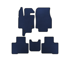 Килимки EVA (2 ряди, 7-ми місний, Синій) для Toyota Highlander 2019- рр