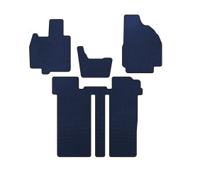 Килимки EVA (2 ряди, 6-ти місний, Синій) для Toyota Previa 2006-2019 рр