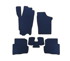 Килимки EVA (HB, 3-х дверний, Синій) для Volkswagen Fox 2003-2021 рр