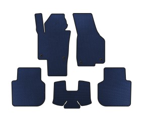 Килимки EVA (2015-2019, SD, Синій) для Volkswagen Passat B8 рр
