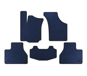 Килимки EVA (SD, Коротка база, Синій) для Volkswagen Phaeton 2002-2016 рр