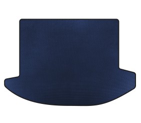 Килимок в багажник EVA (2006-2012, 2 ряди, 7-ми місний, Синій) для Kia Carens рр