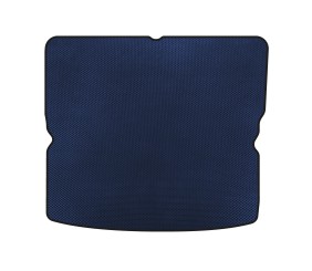 Килимок в багажник EVA (з заходом на 3 ряд, Синій) для Opel Zafira B 2005-2011 рр