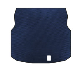 Килимок в багажник (Купе, Синій) для Mercedes C-class W204 2007-2015 рр